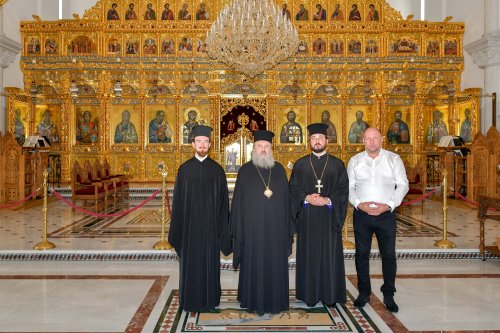 Delegaţia Patriarhiei Române în Cipru a fost primită de Arhiepiscopul Gheorghe al Ciprului Poza 307609