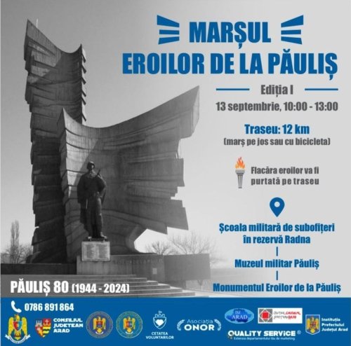 Marș pentru eroii căzuți la Păuliș, judeţul Arad Poza 307551