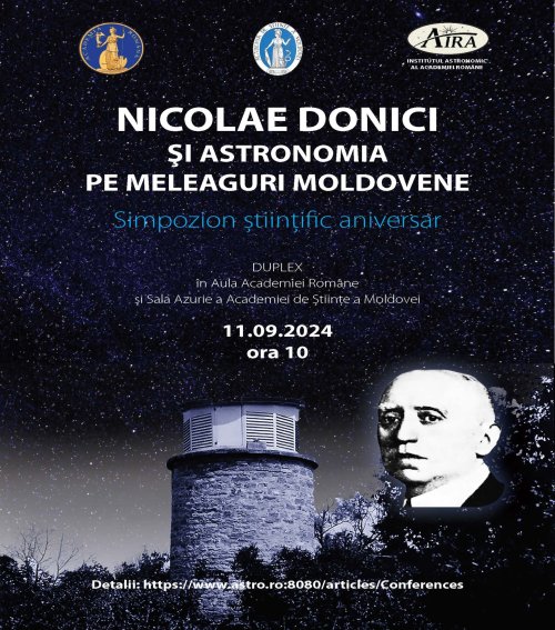 Simpozion dedicat astronomului Nicolae Donici, sub egida Academiei Române Poza 308109