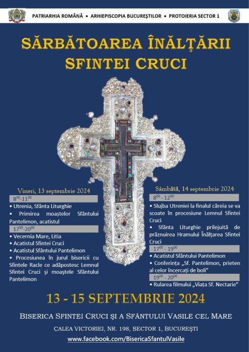 Evenimente duhovnicești de hramul Bisericii „Sfântul Vasile”-Victoria Poza 308258