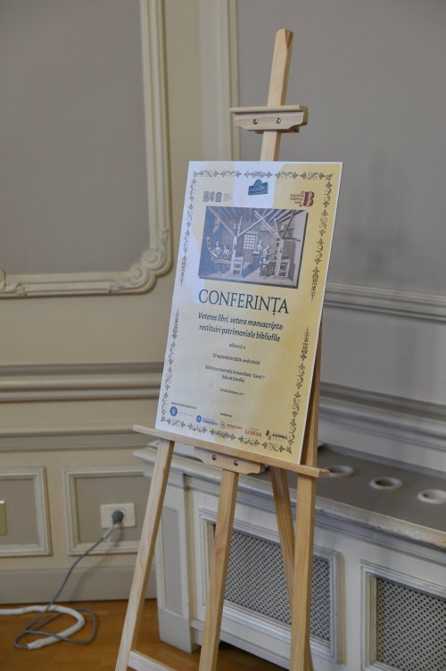 Conferință dedicată cărții vechi la Biblioteca Centrală Universitară Poza 309781