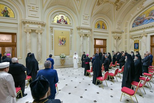 Moment festiv la aniversarea întronizării Patriarhului României Poza 309989