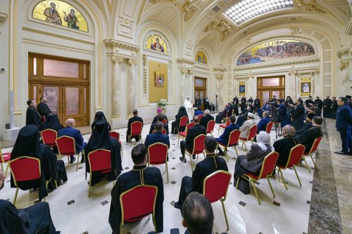 Moment festiv la aniversarea întronizării Patriarhului României Poza 310017