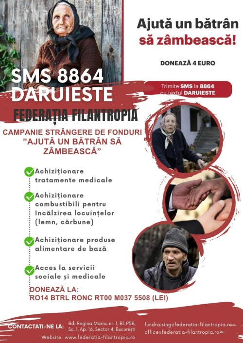 Campania „Ajută un bătrân să zâmbească!”, în județul Mureș Poza 312636