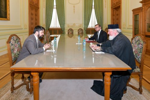 Viceambasadorul statului Israel la București în vizită la Patriarhia Română Poza 314465