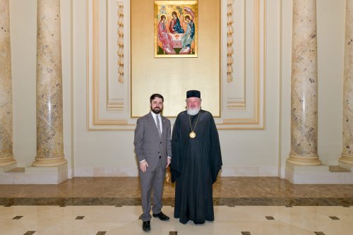 Viceambasadorul statului Israel la București în vizită la Patriarhia Română Poza 314469