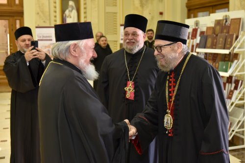 Oaspeți ortodocși sârbi în vizită la Patriarhia Română Poza 314792