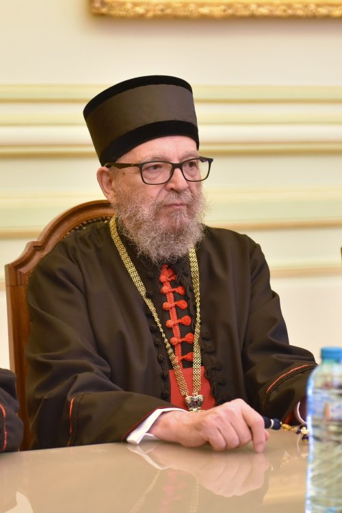 Oaspeți ortodocși sârbi în vizită la Patriarhia Română Poza 314798