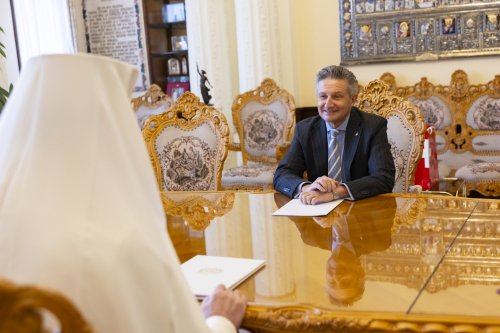 Ambasadorul Elveției în vizită de prezentare la Patriarhia Română Poza 317873