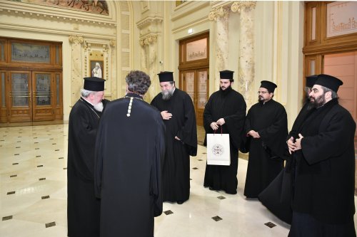 Mitropolitul de Serres și Nigrita în vizită la Patriarhia Română Poza 318064