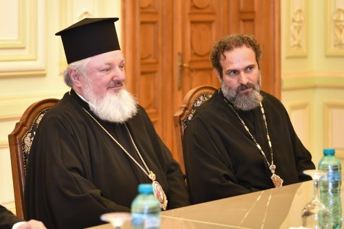 Mitropolitul de Serres și Nigrita în vizită la Patriarhia Română Poza 318075