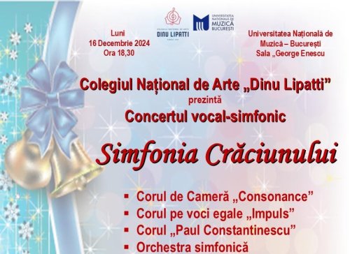 Concert vocal-simfonic în premieră la Universitatea Națională de Muzică București Poza 318662