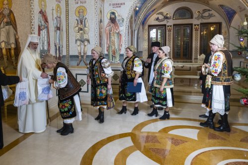 Patriarhul României a fost colindat la Reședința Patriarhală Poza 319319