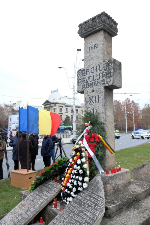 Eroii Revoluției din 1989 au fost pomeniți în Capitală Poza 319597