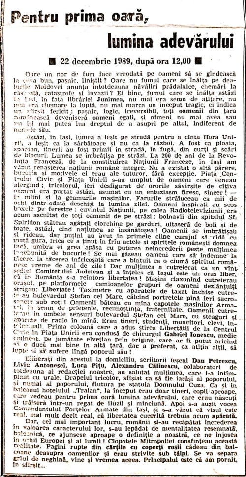 „Perioada romantică a presei s-a terminat după alegerile din 20 mai 1990” Poza 318691