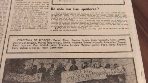 „Perioada romantică a presei s-a terminat după alegerile din 20 mai 1990” Poza 318695