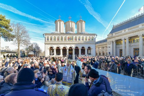 Praznicul Botezului Domnului la Catedrala Patriarhală din București