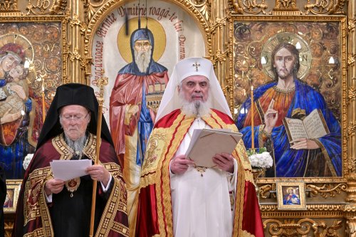 „Mulțumim pentru proclamarea sfințeniei celor patru cuvioși români aghioriți”