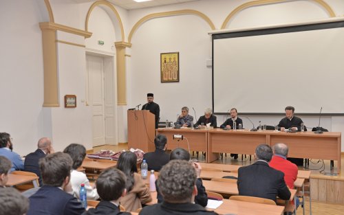 Arhimandritul Andrei Scrima omagiat  la Facultatea „Justinian Patriarhul”