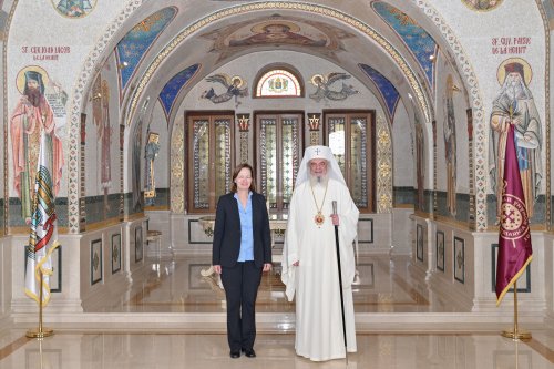 Ambasadoarea Germaniei în vizită la Patriarhia Română