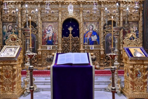 Program liturgic special în prima săptămână a Postului Mare la Catedrala Patriarhală