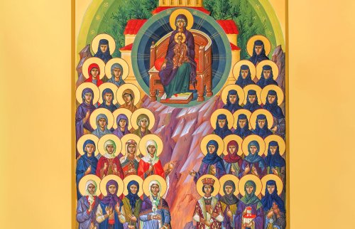 Soborul Sfintelor Femei Românce; Sf. Mc. Chiril, Chindeu şi Tasie din Axiopolis (Cernavodă); Sf. Sfinţit Mc. Vasilevs, Episcopul Amasiei; Sf. Glafira