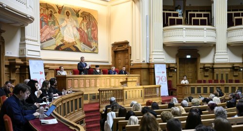 Conferință pe teme medicale și duhovnicești la Palatul Patriarhiei