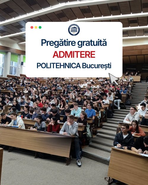Pregătire gratuită la Politehnica Bucureşti Poza 376518