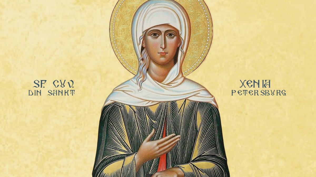 Acatistul Sfintei Xenia din Sankt Petersburg (24 Ianuarie)