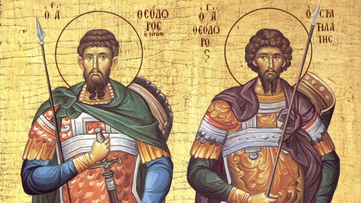 Acatistul Sfinților Mari Mucenici Teodor Stratilat (8 Februarie) și Teodor Tiron (17 februarie)