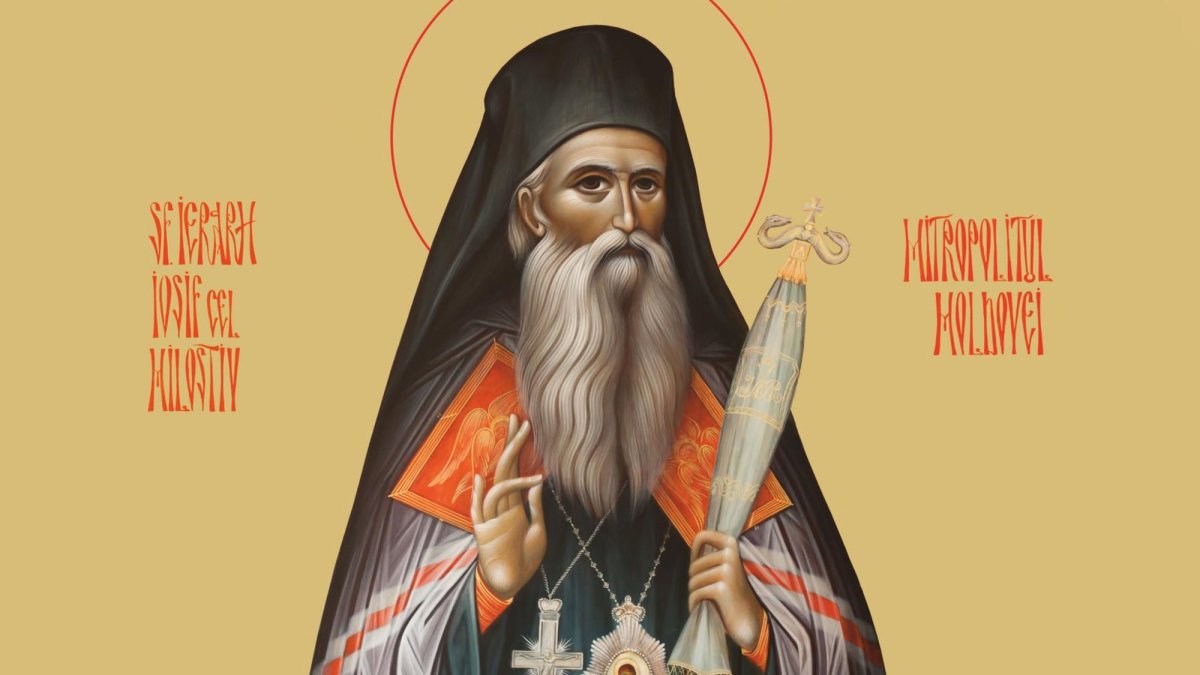 Acatistul Sfântului Ierarh Iosif cel Milostiv, Mitropolitul Moldovei (26 Ianuarie)