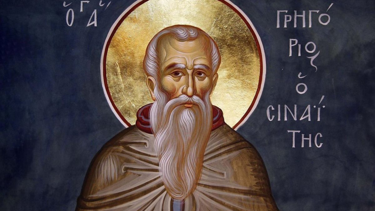 Acatistul Sfântului Cuvios Grigorie Sinaitul (6 aprilie)