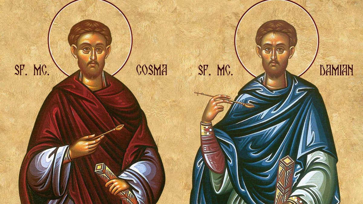 Acatistul Sfinţilor Mucenici Doctori fără de arginţi Cosma şi Damian (1 Iulie)