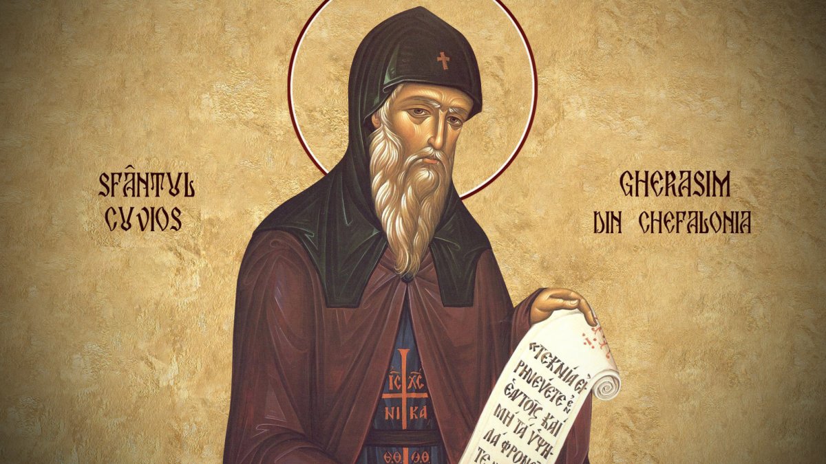 Acatistul Sfântului Cuvios Gherasim Kefalonitul (16 August, 20 octombrie)