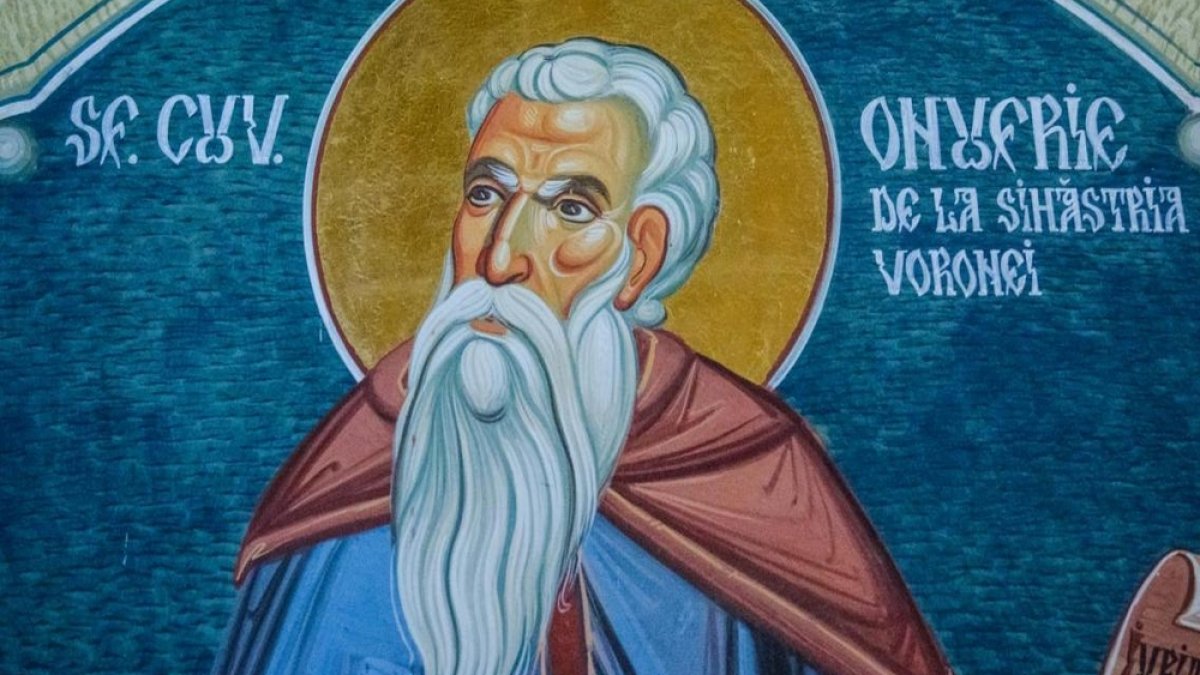 Acatistul Sfântului Cuvios Onufrie de la Vorona (9 Septembrie)