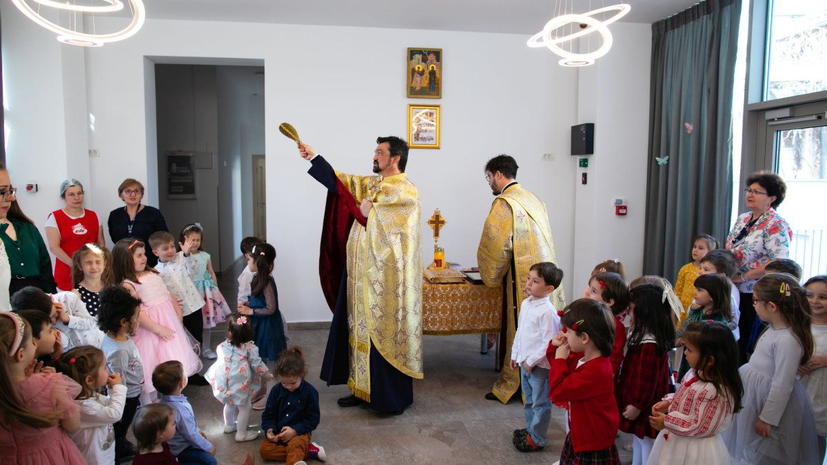 Moment de bucurie pentru copiii Grădiniței Patriarhiei Române 
