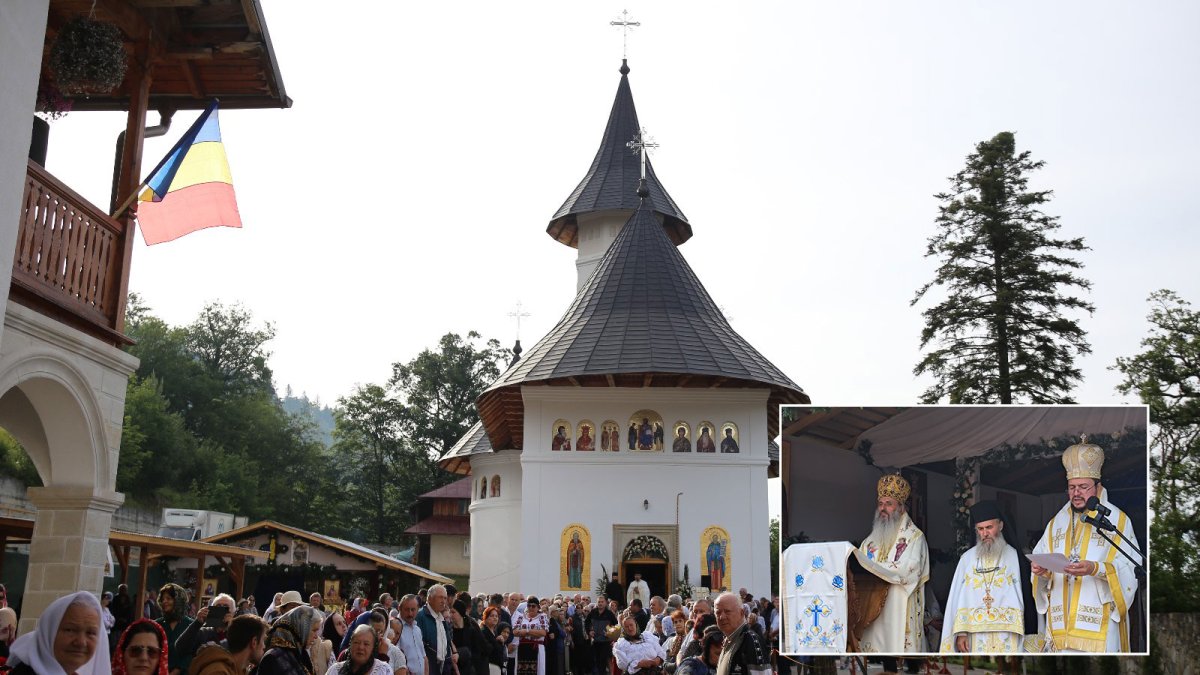 O nouă biserică la Mănăstirea Bisericani