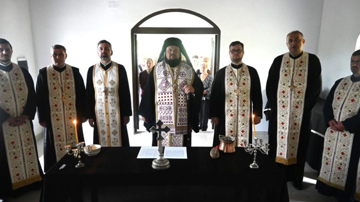 Binecuvântarea capelei mortuare din Parohia Bulgari, Sălaj