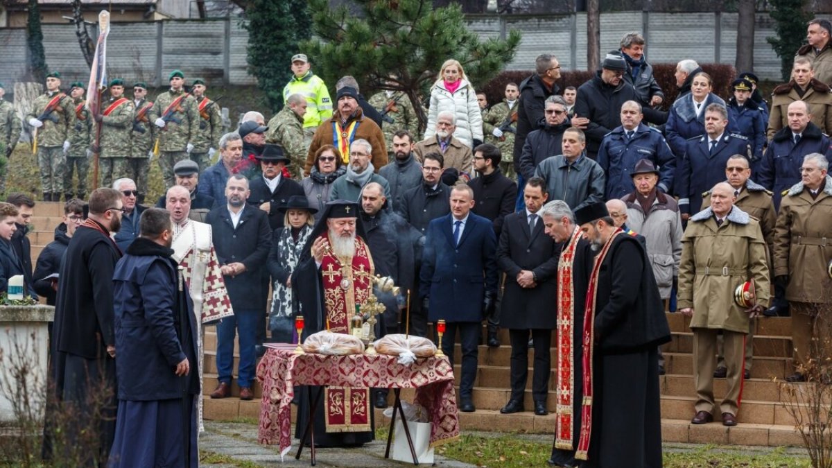 Ceremonial religios și militar la Cluj‑Napoca la 35 de ani de la revoluţia din decembrie 1989