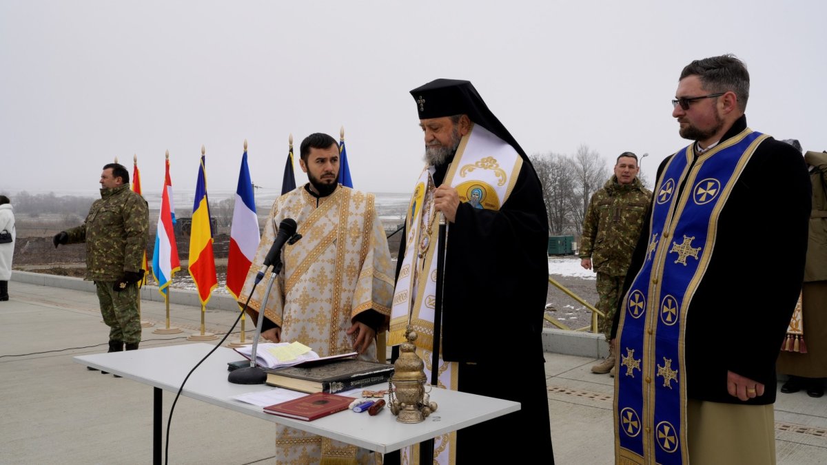 Un nou preot militar la Centrul „Getica” din Cincu, judeţul Braşov