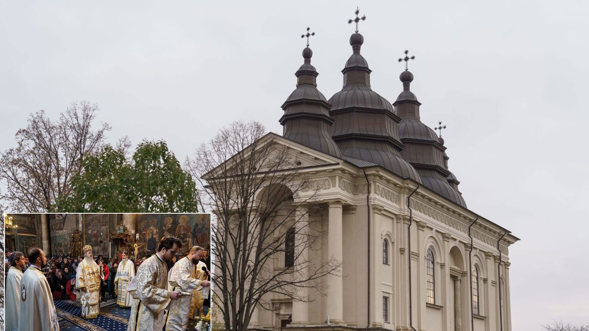 Hramul Mănăstirii Frumoasa din Iași, prăznuit în ziua Sfinților Arhangheli Mihail și Gavriil