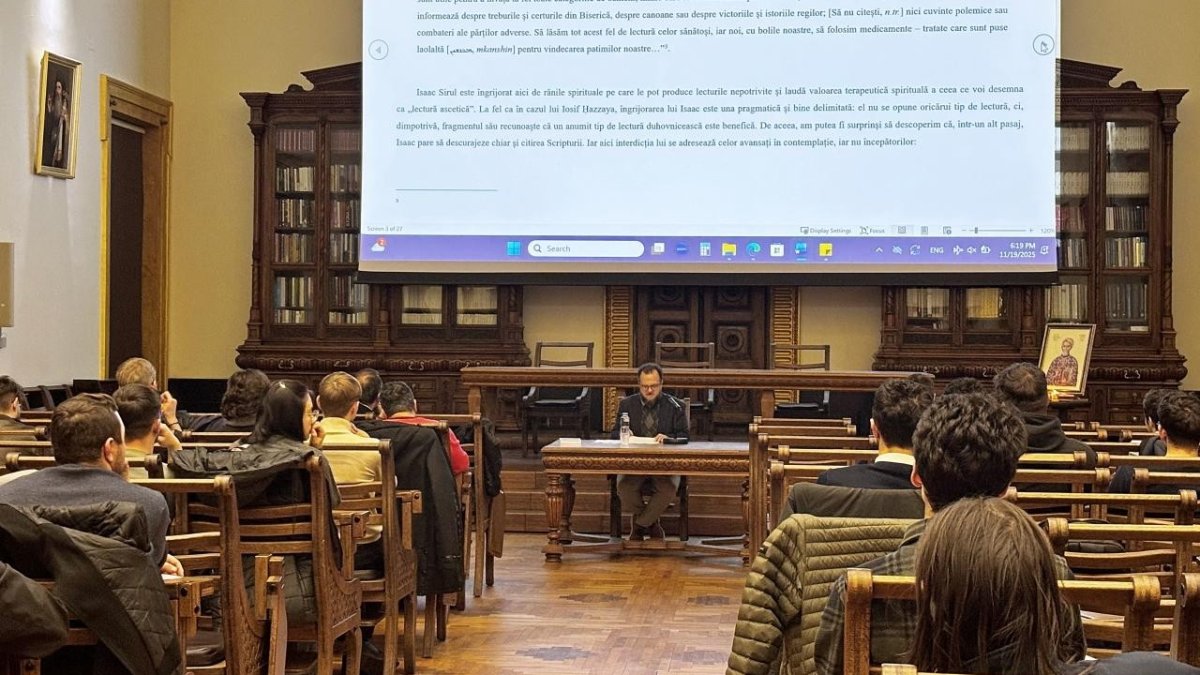 Conferință duhovnicească a unui profesor american la Iași