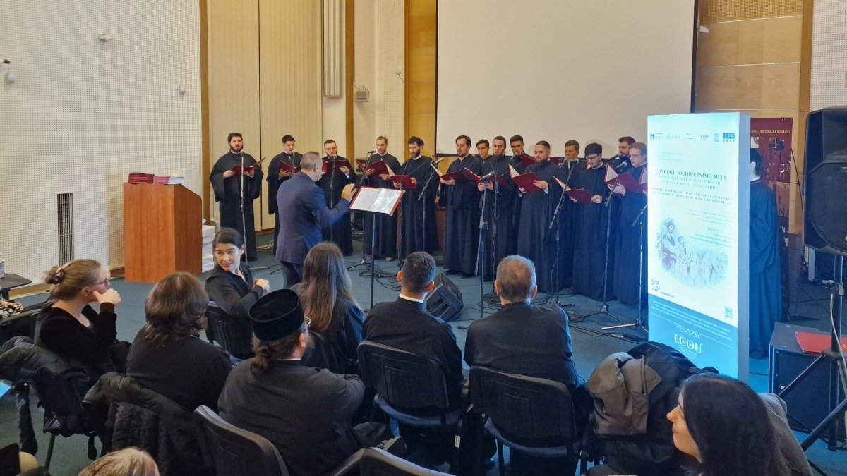 Grupul psaltic „Psalmodia” la Biblioteca Națională a României