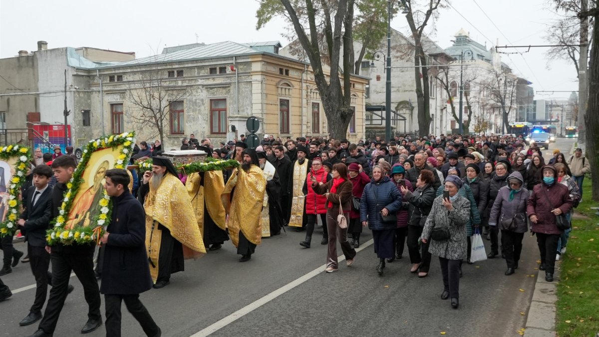 Procesiunea „Călători pe cărările sfinţilor” la Galaţi
