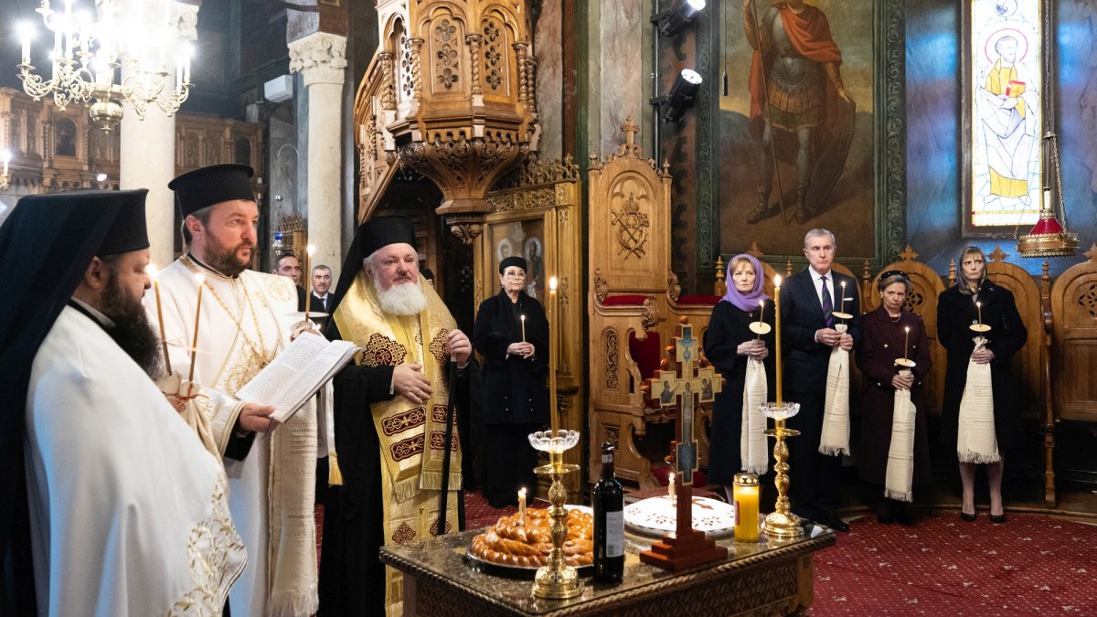 Pomenirea Regelui Mihai al României la Mănăstirea Antim 