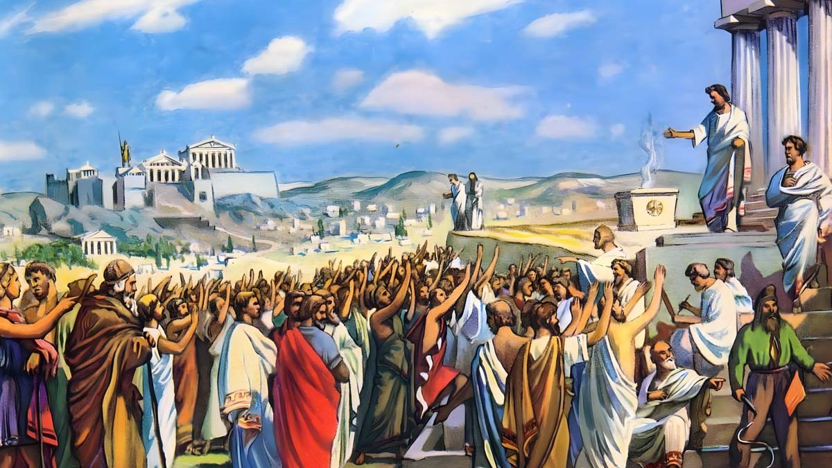 Democraţie şi vot, în Antichitate şi azi