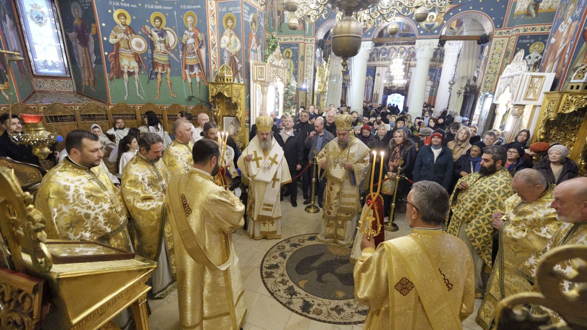 Mitropolitul de Serres și Nigrita la Biserica „Sfântul Gheorghe”‑Nou