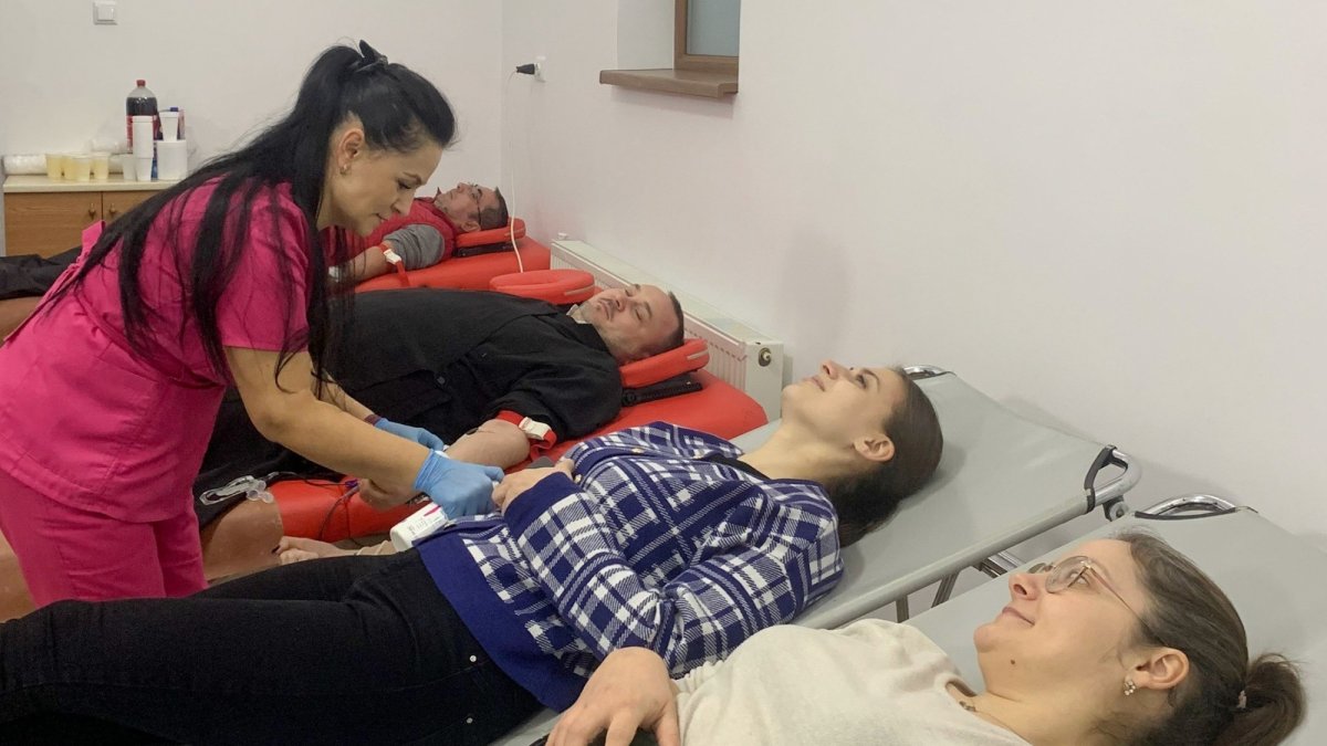 Peste 100 de persoane au donat sânge la Râmnicu Sărat
