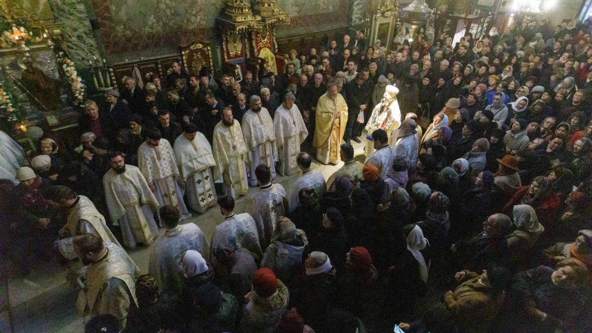 Binecuvântare la hramul Bisericii „Sfântul Spiridon” din Iași