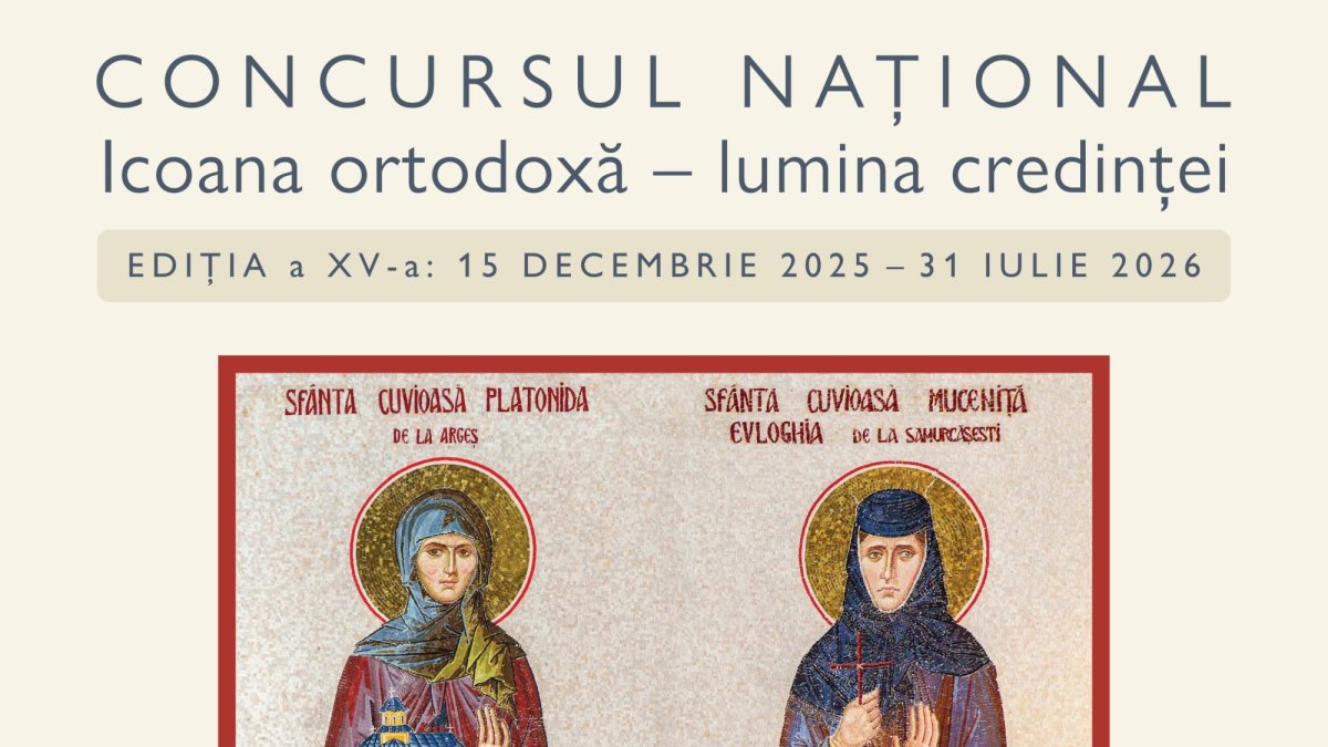 Concursul național „Icoana ortodoxă - lumina credinței”, ediția a 15-a